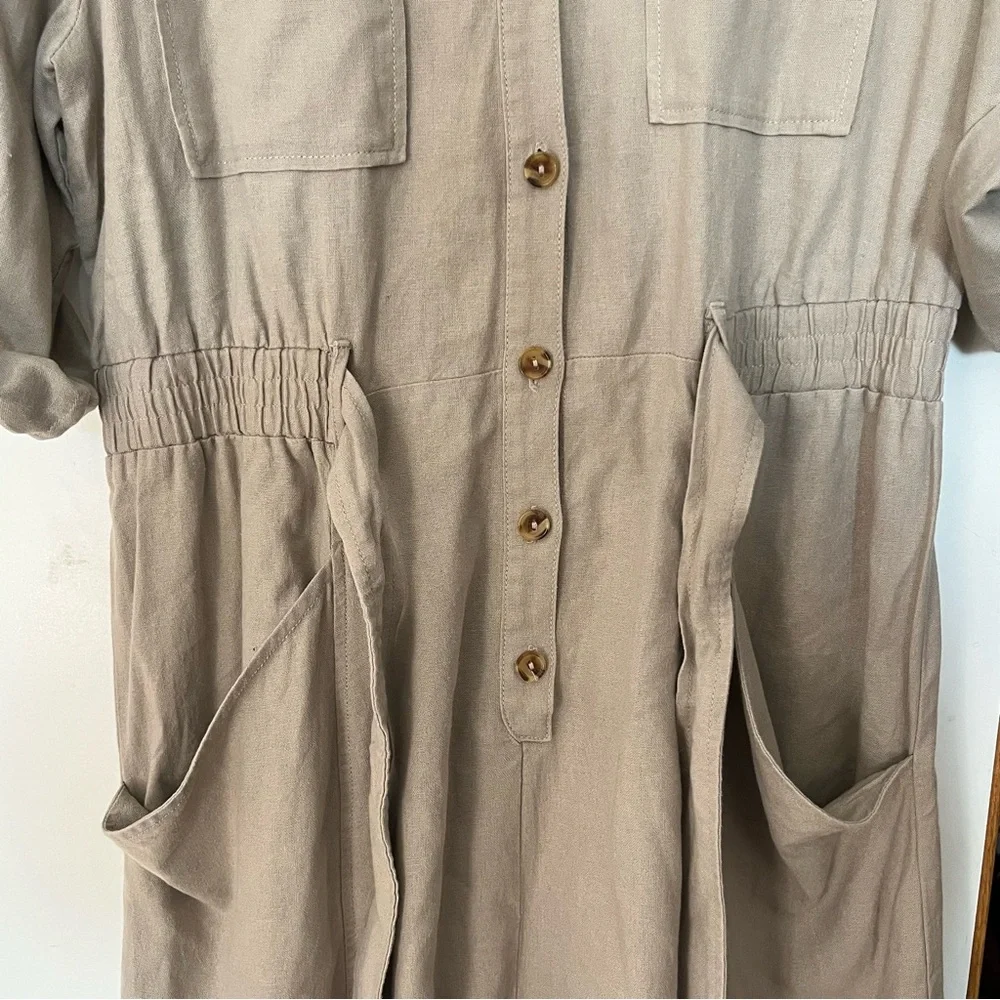 Calvin Klein Linen Dress - Picture 6 of 8